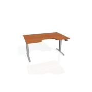 Pracovný stôl Motion Ergo, PO, 2S, 180x70,5-120,5x90 cm, čerešňa/sivá