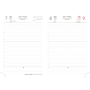 Diár Print classic denný A5 14,3x20,5cm modrý 2025
