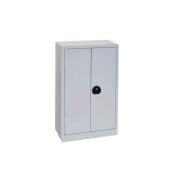 Kancelárska skriňa na dokumenty, 2 police, zváraná, v 100 x š 60 x h 42 cm, farba RAL7035 svetlošedá