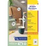 Etikety univerzálne kruhové 40mm Avery A4 10 hárkov