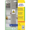 Etikety univerzálne 25,4x10mm Avery A4, silne lepivé 20 hárkov