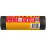 Vrecia na odpadky 60 l /20 ks, Economy, 13 mic., 59 x 72 cm, čierne, HDPE