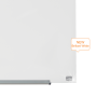 Sklenená tabuľa Nobo Diamond biela 680x380 mm