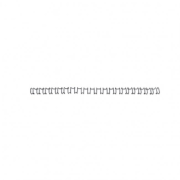 Drôtové hrebene GBC Multibind 21kr. 6mm čierne