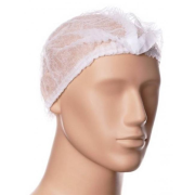 Ochranná jednorazová čiapka biela (100 ks)